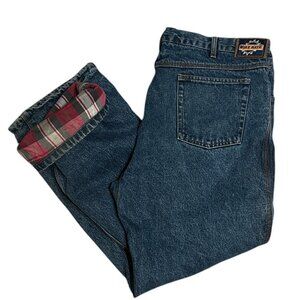 Work Mate Insulated Jeans Flannel Lined Outdoor Carpenter Pants; Men’s 40W